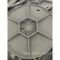 Round cast iron manhole cover grid cover